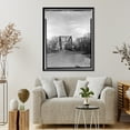thumbnail image 4 of Historic Framed Print, Dowhait's Bridge, Bartow County Road 343, spanning Etowah River, Cartersville vicinity, Bartow County, GA, 17-7/8" x 21-7/8", 4 of 9