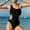 Black, variant on Fourth of July Girls Size 16 Swimsuit Girls Tankini with Shorts Girls One Shoulder Swimsuit for Beach and Pool Summer Swimwear for Kids 7 12 Years Trendy Hollow Out Design Solid Color Bathing Suit
