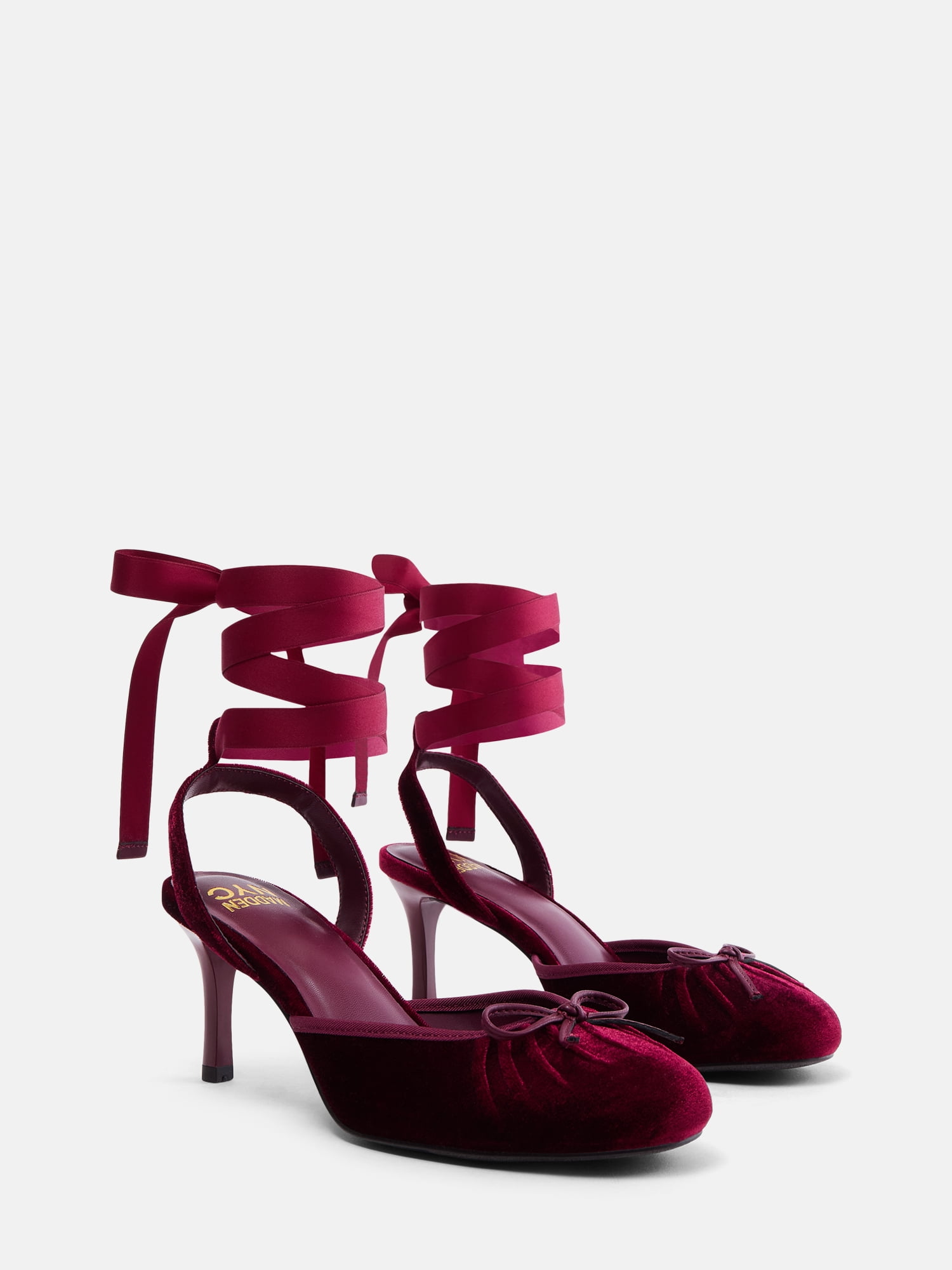 Madden NYC Women's Ankle Wrapped Heels