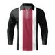 thumbnail image 4 of Playeras De Algodon Para Hombre, Camiseta Informal De Otoño A Cuadros, Camiseta De Manga Larga Con Solapa Y Botones, 4 of 4