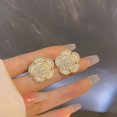 thumbnail image 1 of Pendientes De Plata Chapados En S925 S925 Accesorio Para Mujeres Niñas Gao Jiahui unisex, 1 of 2