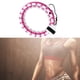 thumbnail image 1 of Aro de fitness ponderado para adultos, aro de ejercicio inteligente, masaje circular ajustable 2 en 1 con equipo de fitness de 24 nudos desmontables Rosado Macarena Aro ponderado inteligente, 1 of 8