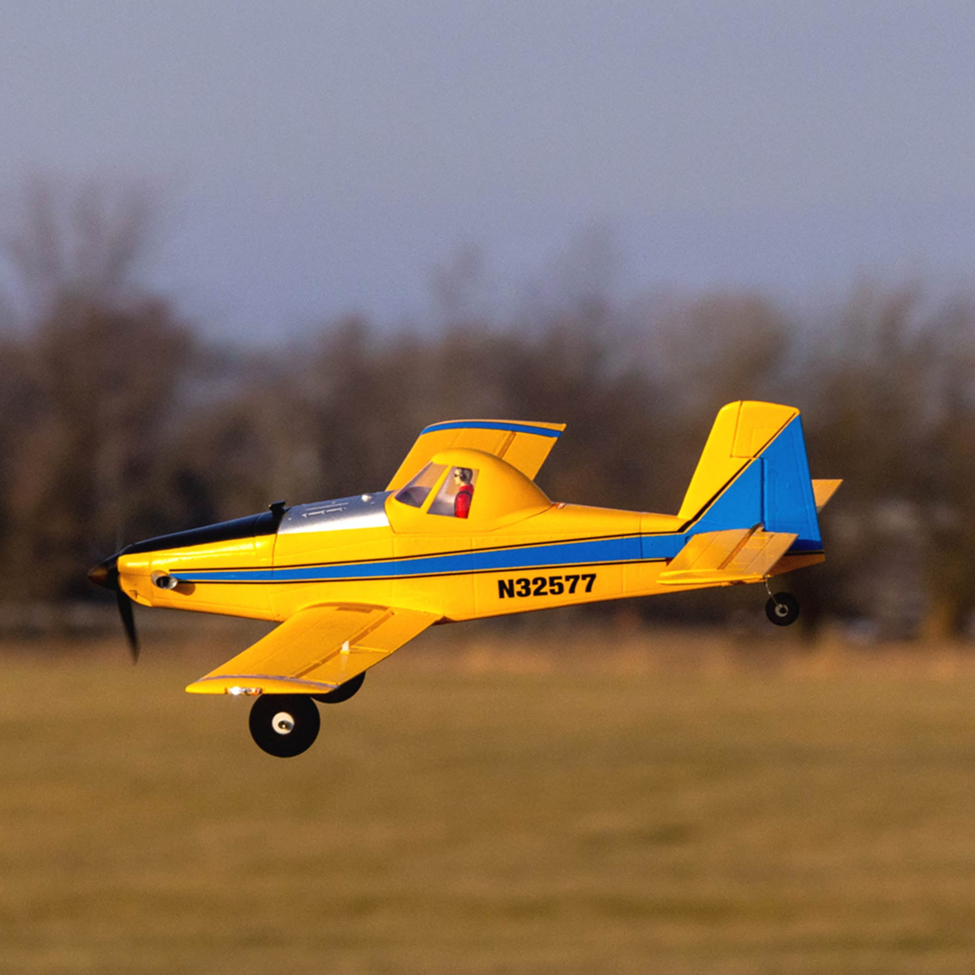 E-flite RC Airplane UMX Air Tractor Bind-N-Fly Basic Transmitter Battery and Charger Not Included with AS3X and SAFE Select EFLU16450 Airplanes B&F Electric Airplanes B&F Electric