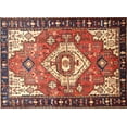 thumbnail image 1 of Ahgly Company Indoor Rectangle Traditional Saffron Red Persian Area Rugs, 2' x 4', 1 of 6
