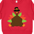 thumbnail image 3 of Inktastic Thanksgiving Pilgrim Turkey Toddler Sweatshirt, 3 of 4