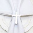 thumbnail image 3 of 4pcs Napkin Buckles Cross Napkin Rings Holders Hotel Napkin Buckles Wedding Dinner Table Decor, 3 of 8