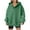Green, variant on hotojiny Womens Oversized Hoodie Sweatshirt Long Sleeve V Neck Casual Hooded Tops Fall Fashion Loose Pullover Tops
