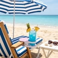 thumbnail image 5 of SomWiBe Blue Clip On Cup Holder For Desk Table Clamp Drink Holder Clip On Cup Holder For Beach Chair Picnic Accessory 7.9 In, 5 of 9