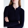 thumbnail image 5 of Free Assembly Women's and Women's Plus Pointelle Trim Cardigan Sweater, Lightweight, Sizes XS-4X, 5 of 6