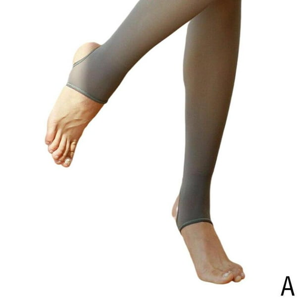 Women's Leggings Elastic Waistband Pants Fake Translucent Stockings For  Legs Lint-free Tights B6O1 