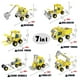 thumbnail image 3 of Juguetes de construcción para niños, juegos de construcción para niños de 6, 8 y 12 años, juguetes para niños, kit de construcción de robots 7 en 1, bloques de construcción para bricolaje, juguetes, 3 of 8