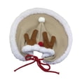 thumbnail image 2 of Disfraz de Navidad para perros, capa para cachorros, vestido divertido de año Nuevo, ropa cálida, sudaderas con capucha para gatos, perros pequeños y alce l Yinane Cabo Santa, 2 of 7