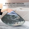 thumbnail image 4 of Yayeee Pillowcase Queen Size Set of 2 Satin Wrinkle Resistant Pillow Case, Moon and House, 4 of 7