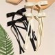 thumbnail image 5 of 4Pcs Hair Clips for Women Ribbon Bowknot with Long Tail, Clip Girl, Solid Accessories Barrettes Claw Bow, 5 of 5
