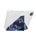 thumbnail image 4 of Case for iPad Pro 11 inch Case 2024 5th Gen(M4) Case Drawing Pattern Y-Fold Standing Case Clear Back with Landscape Portrait Mode Pencil Holder & Auto Sleep, 4 of 10