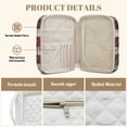 thumbnail image 4 of TSOVTHRID Deer Elk American Flag Print Bible Carrying Case for Women Men, Bible Cover with Portable Handle, Lightweight Quilted Church Bag for Girls Bibles Study Supplies, 4 of 7