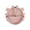 Crap-Pink, variant on Gaishi Baby Plates,100% Food Grade Silicone 4 in 1 Toddlers Divided Plates,Cartoon Design with Fixed Suction Cup