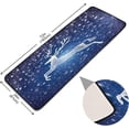 thumbnail image 2 of FREEAM Christmas Deer Runner Rug - 24"x72" Ultra Soft Non-Slip Floor Mat Washable Area Rugs for Kitchen Bathroom Entry Home Decor, 2 of 7