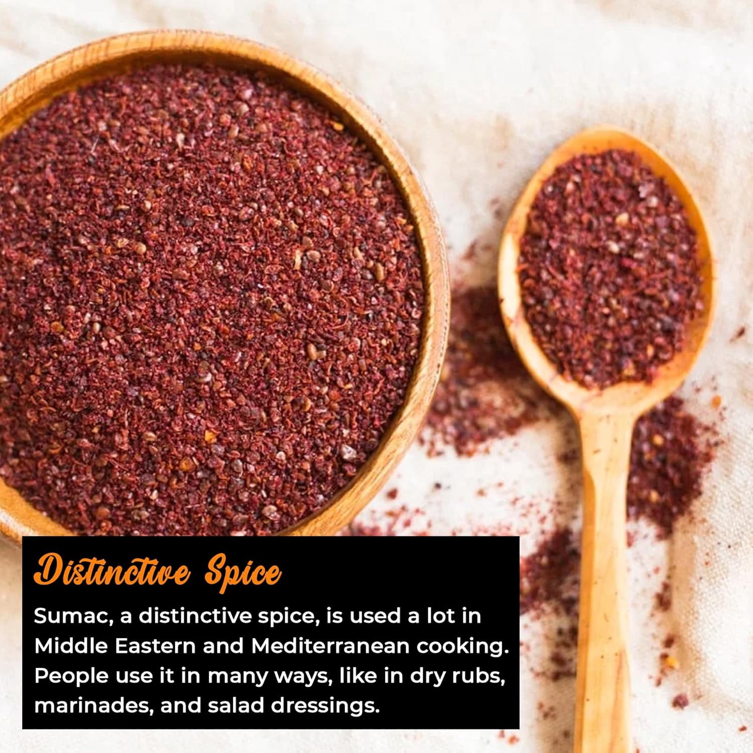 NY SPICE SHOP Ground Sumac - 3 Pound - Sumac Seasoning - Sumac Spice Powder - Tangy Lemony Taste