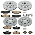 thumbnail image 3 of Power Stop Front and Rear Stock Replacement Brake Pad and Rotor Kit KOE1352, 3 of 8