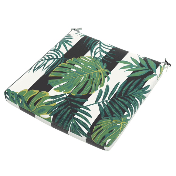 Mainstays 18" x 17" Tropical Cabana Chair Outdoor Seating Cushions, Water Repellent (2 Count)