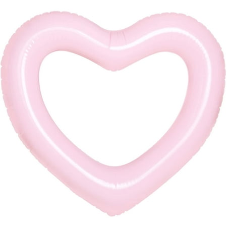 Inflatable Heart Pool Floats, Inflatable Pool Tube Swim Tubes Rings