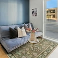 thumbnail image 4 of Balacho Farmhouse Floral Bohemian Faux Wool Area Rug, 4' x 6', Brown, 4 of 8