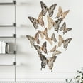 thumbnail image 1 of Vaidha 12PCS Metal Texture Hollow Wall Sticker, 1 of 6