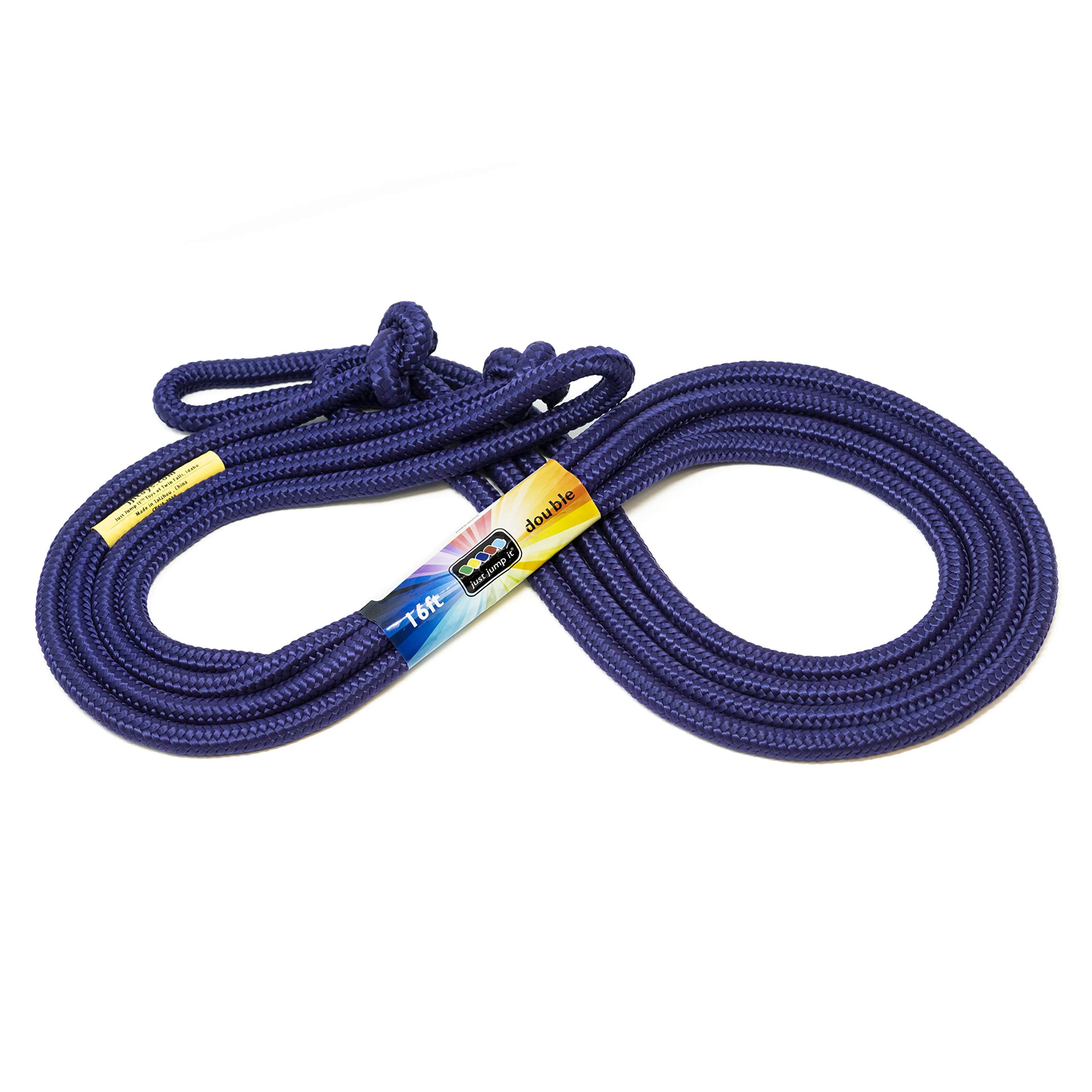 Just Jump It 16' Jump Rope Agility Play Purple Double Dutch Jump Rope 