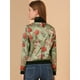 thumbnail image 5 of Dde San Patricio ChaqueDe Bombardero Floral LigeCon CremalleY Cuello Alto PaMujer Verde claro L, 5 of 6