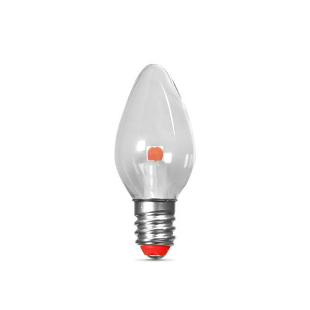E12 C7 Led Non Dimmable Night Light, Red Led Night Light Bulb