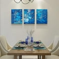 thumbnail image 6 of Canvas Wall Art For Living Room Wall Decorations For Bedroom Modern Bathroom Wall Decor Painting Blue Abstract Pictures Artwork Inspirational Canvas Art Prints Kitchen Home Decor 3 Pieces, 6 of 6