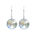 thumbnail image 4 of Juego de Aretes y Cadena con Dije Corte Xilion ZVEZDA Plata Mexicana Ley .925 Aurora Boreal, 4 of 5