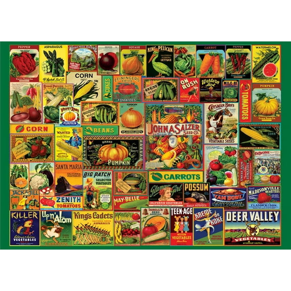 Vintage Seed Packets 1000 Piece Jigsaw Puzzle (Other)