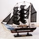 thumbnail image 4 of Modelo de velero de madera mediterráneo, barco pirata creativo, artesanía de madera, decoración, adornos, regalo para estudiantes, 4 of 5