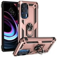 thumbnail image 1 of [PST] Motorola Moto Edge 2021 Kickstand Ring Case, Heavy Duty Drop Protection Hybrid Shock Absorption Rugged Hard Phone Case Cover with Ring Stand Fits Magnetic Car Mount, 1 of 5