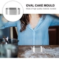 thumbnail image 4 of Fondant Cupcake Mousse Mould Oval Mousse Cutter Log Bakeware Cheesecake Oval Cutters Baking, 4 of 6