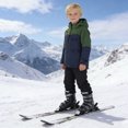 thumbnail image 2 of Playtopia Boys Winter Coat, Big‑Kids 2‑Piece Windproof Ski Jacket & Snow Pants Outdoor Fleece‑Lined Tracksuit Outfit, Nylon Fabric, Yellow,Green,Blue, Size 104‑134, 2 of 4