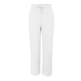 thumbnail image 6 of Women's High Waist Elastic Rayon Wide Leg Pants Casual Flowing Beach Trousers With Side Pockets Loose Breathable Summer Relaxed Fit, 6 of 9