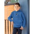 thumbnail image 2 of Grinning Monster Doodle Hoodie Juniors -Image by Shutterstock,  Small, 2 of 4