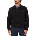 thumbnail image 1 of Wrangler Men's Cowboy Cut Western Unlined Denim Jacket, Shadow Black, Large, 1 of 3