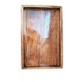 thumbnail image 3 of Decorative Rectangle Tray Wood Serving Platter Eating Tray for Breakfast in Bed, 3 of 3