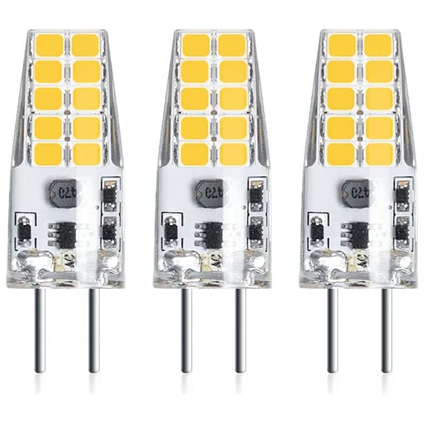 3PCS 3W 12V G6.35 LED Light Bulb T3 T4 T5 Cap G6.35 GY6.35