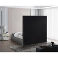 thumbnail image 6 of Pemberly Row Mid-Century Gray Linen Textured Fabric King Bed, 6 of 7