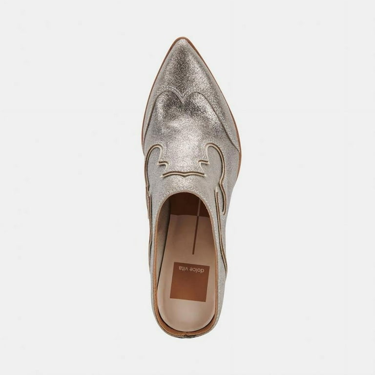 Dolce vita hot sale silver mules