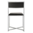 thumbnail image 2 of Menken Modern Chrome Side Chair, Set of 2, 2 of 11