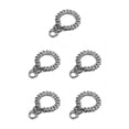 thumbnail image 3 of Greeniant Conveniente y práctico para un fácil manejo Collar de cadena de perro de acero Collares de perro Collar de perros plata 26 pulgadas Type2 NO2, 3 of 6
