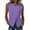 A Purple, variant on Tank Top Womens True Classic Tees Women Women's And Linen Top Fashionable Solid Color Sleeveless Strap V-Neck And Linen Top Blue L