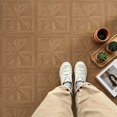 thumbnail image 2 of 10Pcs Medium Oak Starburst Parquet Peel and Stick Floor Tiles,12x12 In 10 Sq.Ft,Self-Adhesive Waterproof Vinyl Flooring,Scratch Resistant for Entryway,Living Room ,Kitchen,Bedroom, 2 of 8