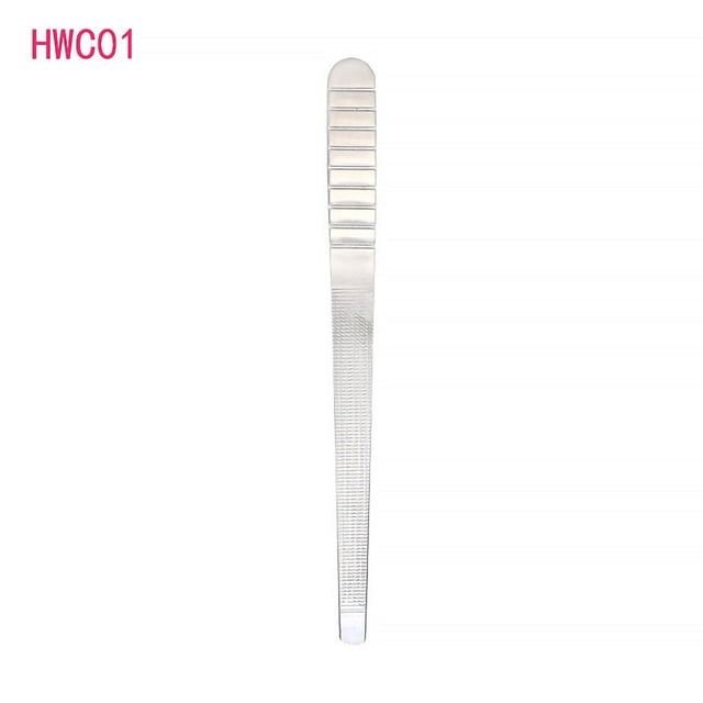 Poussoir à Cuticules pour Ongles Double Extrémité Outil de Retrait de Vernis à Ongles Poussoir à Ongles Kit en Acier Inoxydable Tondeuse à Manucure, HWC01